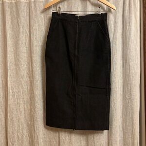 Mara Hoffman Black Midi Skirt EUC